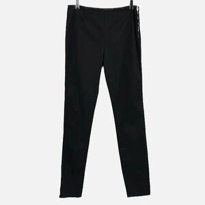 MM6 Maison Martin Margiela Side Zip Skinny Leg Trousers in Black- Size 8 US/44IT